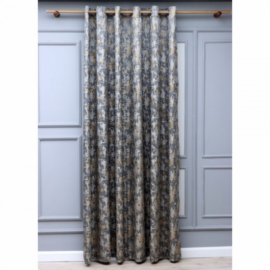 John Snow 140x260 cm Wholesale Rustic Sewn Background Curtain Living and Bedroom Curtains 8 Models 100% Polyester